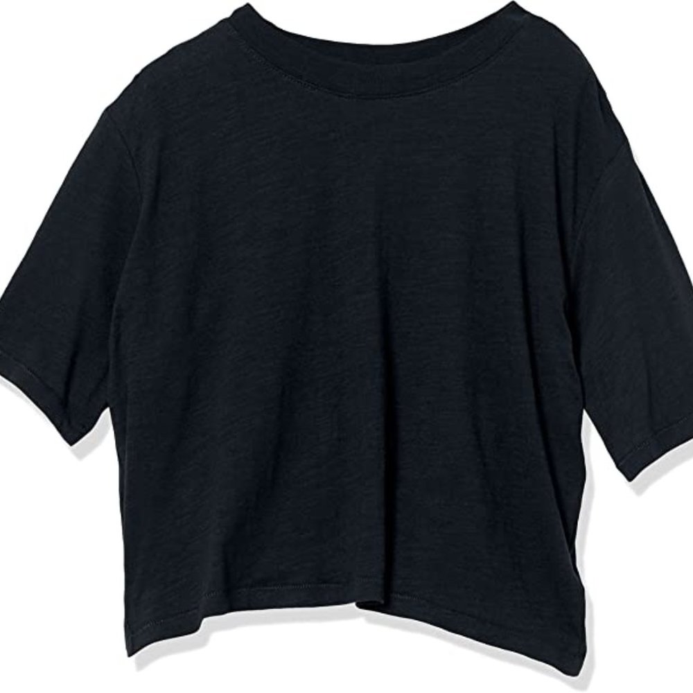 The Drop Women's Sydney Short-sleeve Cropped Crew Neck T-shirt